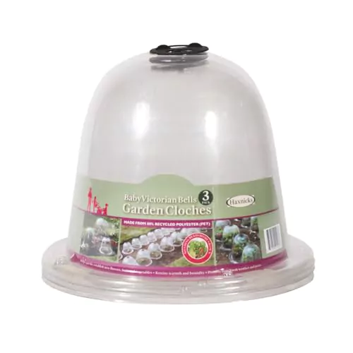 Campana victoriana Haxnicks Bell050101, transparente, 3 piezas